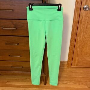 ALO Yoga Women's Bright Green Leggings